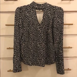 H&M Leopard Blouse